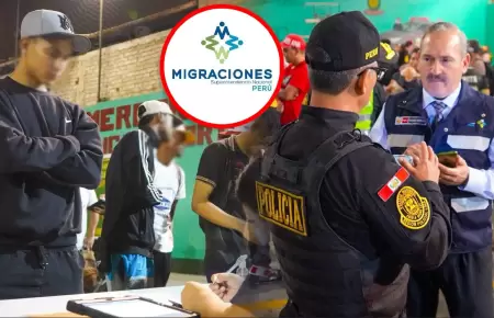 Polic�as e inspectores verificaron situaci�n migratoria.
