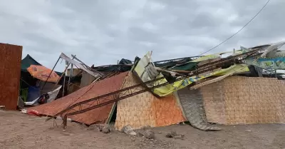Viviendas afectadas en Tacna.