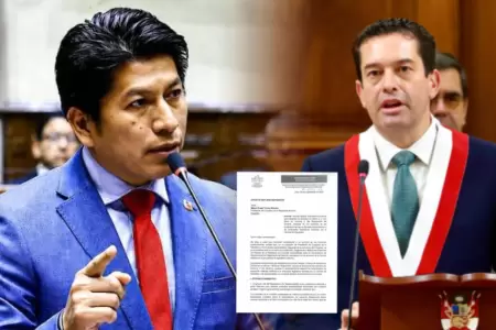 El diputado envi� el oficio al presidente del Congreso.