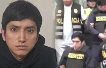 El cabecilla de la banda criminal fue trasladado durante la tarde.