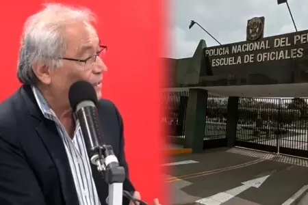 Exministro recomienda reducir escuelas policiales.