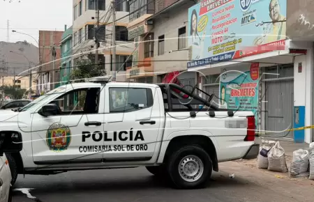 Polic�a investiga atentado contra centro m�dico en Los Olivos.