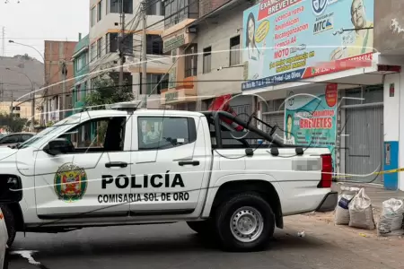 Polic�a investiga atentado contra centro m�dico en Los Olivos.