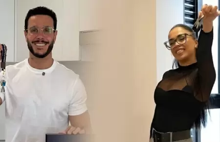 Mario Irivarren y Onelia Molina en el mismo edificio