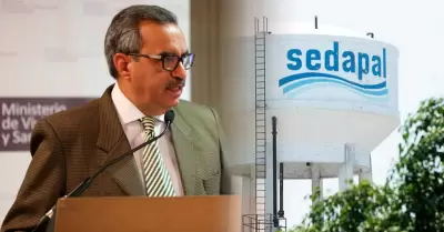 Fernando Julio Laca Barrera, presidente del directorio de Sedapal.