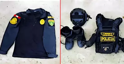 hallan uniformes policiales que fueron usados por sujetos en secuestro