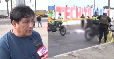 Ambulante es atropellada en Comas