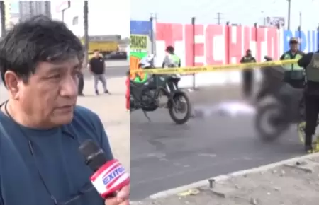 Ambulante es atropellada en Comas