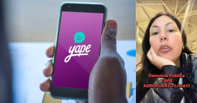 Separan a trabajador del aeropuerto Jorge Ch�vez por yapearse desde celular de p
