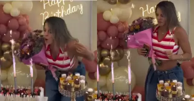 Alejandra Baigorria y su peculiar deseo de cumplea�os
