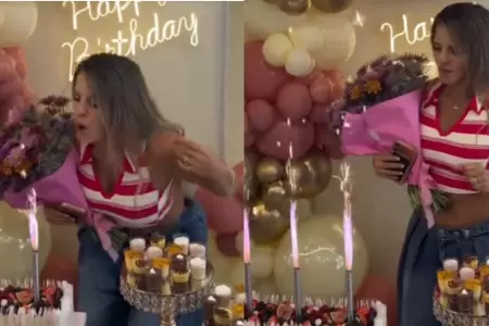 Alejandra Baigorria y su peculiar deseo de cumplea�os