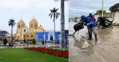 La Libertad: declaran en emergencia a 63 distritos de 11 provincias por lluvias