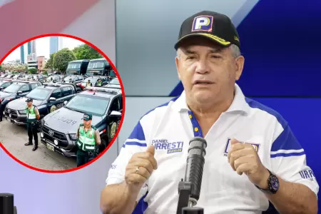 Daniel Urresti revela que solo 200 patrulleros recorren Lima y propone que lo ha