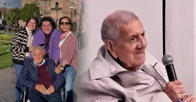 Su hijo dio la noticia.