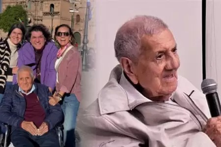 Su hijo dio la noticia.