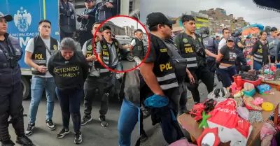 Sujetos cobraban de 5 a 10 soles a los comerciantes.