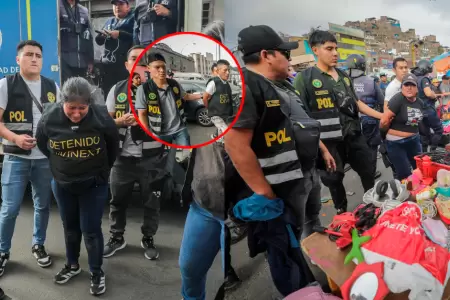 Sujetos cobraban de 5 a 10 soles a los comerciantes.