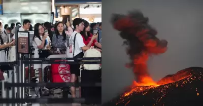 Reabren aeropuertos en Indonesia tras erupci�n volc�nica