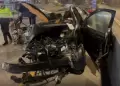 San Isidro: conductor sobrevive de milagro tras estrellarse en V�a Expresa y dar tres vueltas de campana