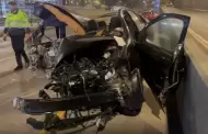 San Isidro: conductor sobrevive de milagro tras estrellarse en Vía Expresa y dar tres vueltas de campana