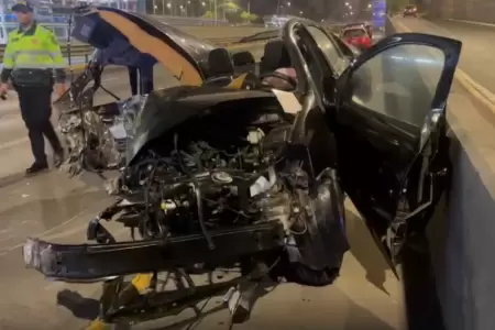 Conductor sobrevive a impactante accidente en la V�a Expresa