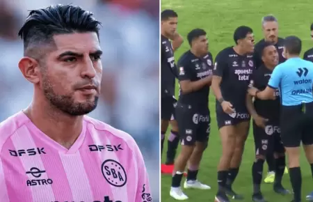 Carlos Zambrano explota contra �rbitros del Sport Boys vs. Sport Huancayo