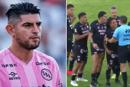 Carlos Zambrano explota contra �rbitros del Sport Boys vs. Sport Huancayo