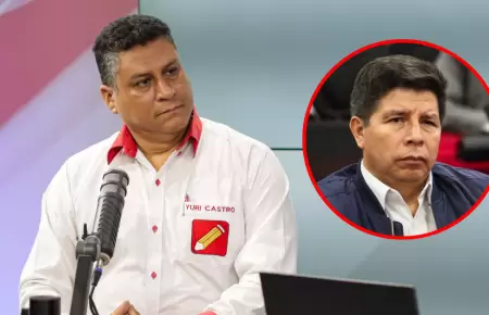Yuri Castro, candidato a la alcald�a de Lima, indic� que el exmandatario Pedro C