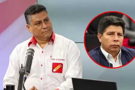 Yuri Castro, candidato a la alcald�a de Lima, indic� que el exmandatario Pedro C