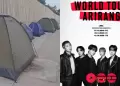 Fans de BTS acampan en exteriores del estadio San Marcos a un mes de sus conciertos: Algunas llevan semanas esperando