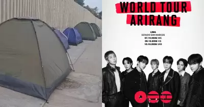 Fans de BTS acampan en San Marcos