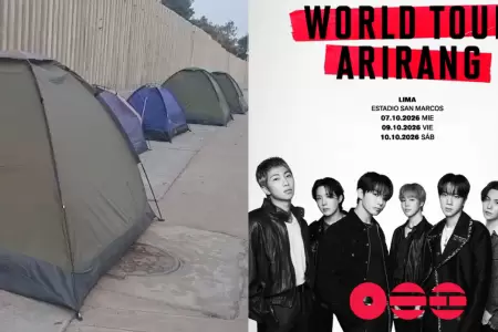 Fans de BTS acampan en San Marcos
