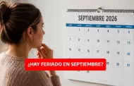 ¿Habrá FERIADOS en septiembre del 2026? Esto revela la normativa vigente en Perú