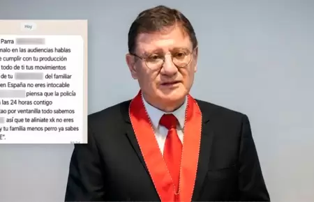 Fiscal recibi� amenazas tras recientes audiencias.