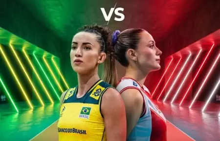 Per� vs. Brasil en el Sudamericano de V�ley 2026