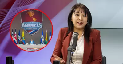 Senadora Mirtha V�squez cuestiona la incorporaci�n de Per� al Escudo de las Am�r