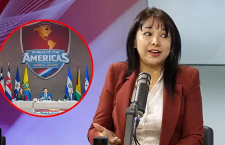 Senadora Mirtha V�squez cuestiona la incorporaci�n de Per� al Escudo de las Am�r