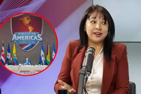 Senadora Mirtha V�squez cuestiona la incorporaci�n de Per� al Escudo de las Am�r