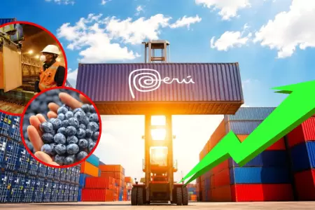 Exportaciones peruanas aumentan 33% y superan los US$63 mil millones