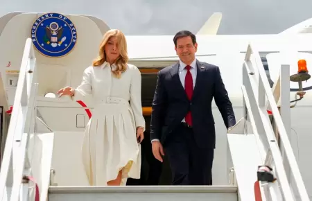 Marco Rubio lleg� a Ecuador y se reunir� con Noboa.