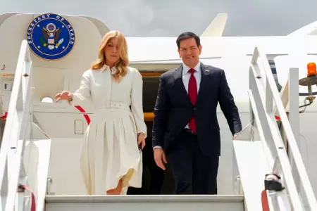 Marco Rubio lleg� a Ecuador y se reunir� con Noboa.