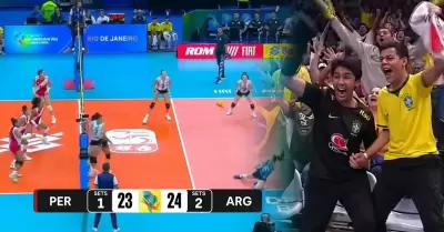 Per� y el puntazo en Sudamericano de V�ley 2026