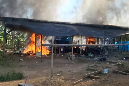 Destruyen 25 campamentos usados por mineros ilegales