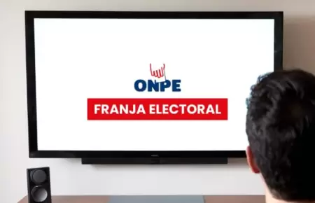 ONPE anuncia cambios en franja electoral