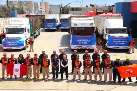 INDECI moviliza m�s de 198 toneladas de ayuda humanitaria a Piura ante El Ni�o