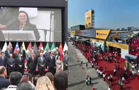 La presidenta Keiko Fujimori se hizo presente en la ceremonia de inauguraci�n Ex