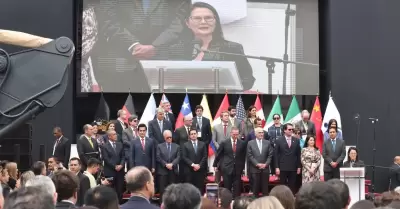 La presidenta Keiko Fujimori se hizo presente en la ceremonia de inauguraci�n Ex
