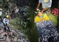 Turista alemana fue rescatada tras caer en la ruta Salkatay, camino hacia Machu Picchu