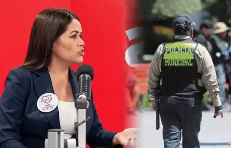 Candidata se�ala que es importante la creaci�n de la Polic�a Municipal.