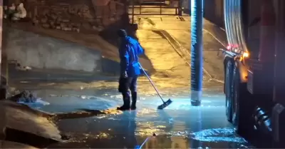 Lluvias en VES casi provocan aniegos